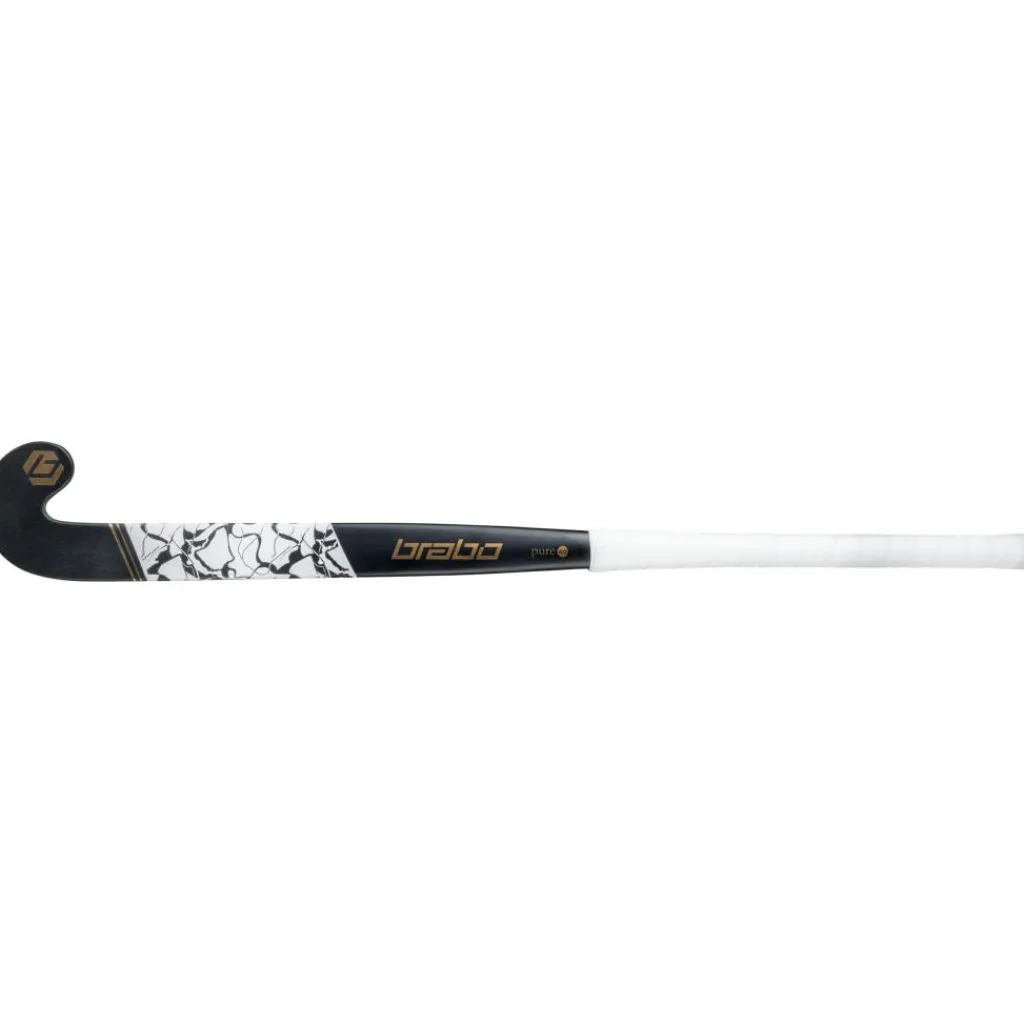 Brabo Pure 60 Low Bow hockeystick black gold< Hockeystick