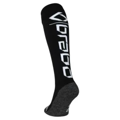 Hockeykleding-Brabo Tech hockeysokken black