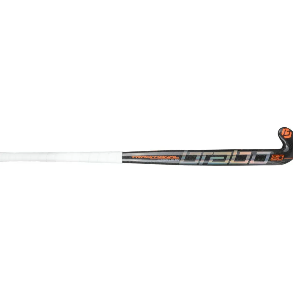 Brabo Traditional Carbon 80 Extreme Low Bow hockeystick black orange< Hockeystick