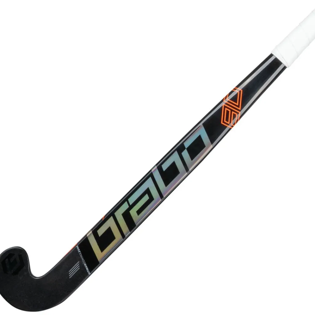 Brabo Traditional Carbon 80 Extreme Low Bow hockeystick black orange< Hockeystick