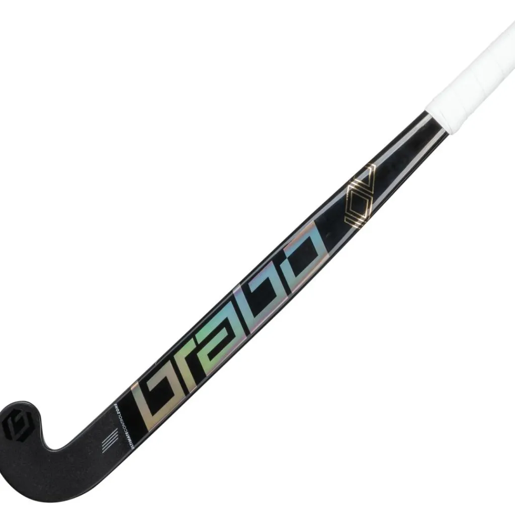 Brabo Traditional Carbon 100 Extreme Low Bow hockeystick black gold< Hockeystick
