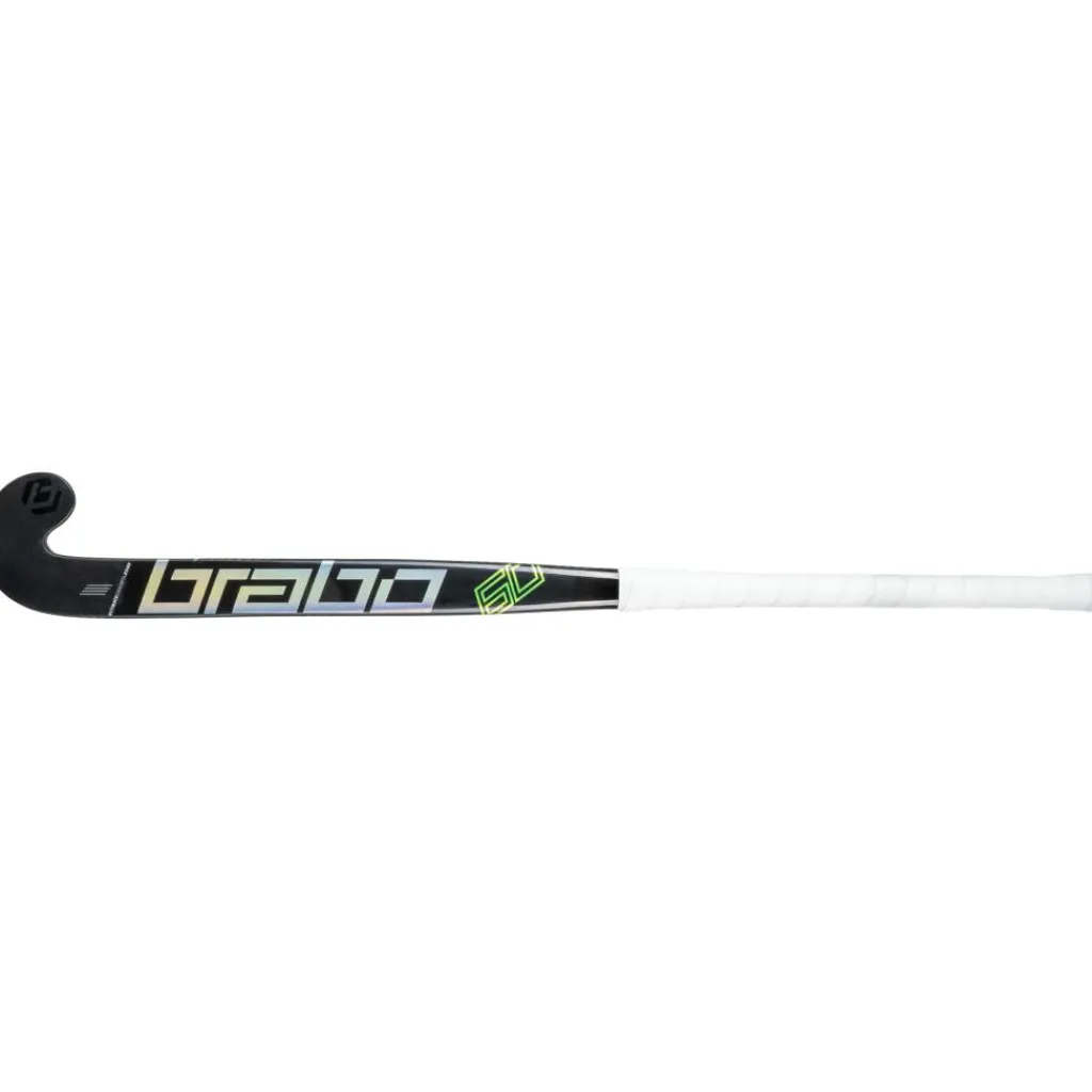 Brabo Traditional Carbon 60 Low Bow hockeystick black neongreen< Hockeystick