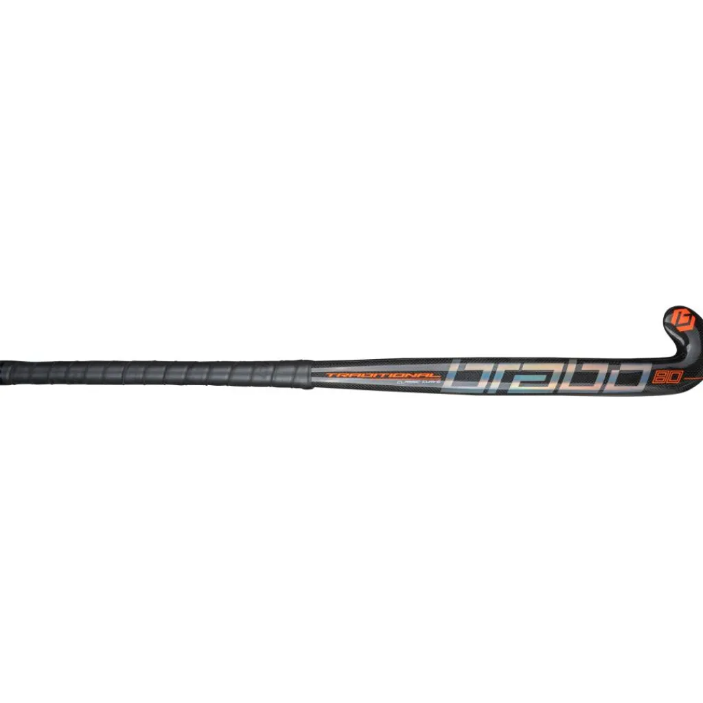 Brabo Traditional Carbon 80 Classic Curve hockeystick black orange< Hockeystick