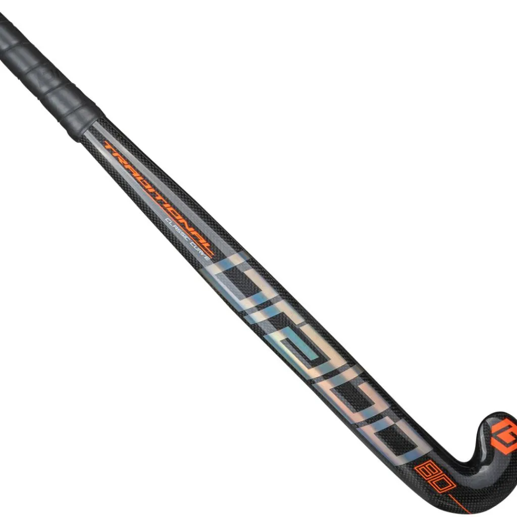 Brabo Traditional Carbon 80 Classic Curve hockeystick black orange< Hockeystick