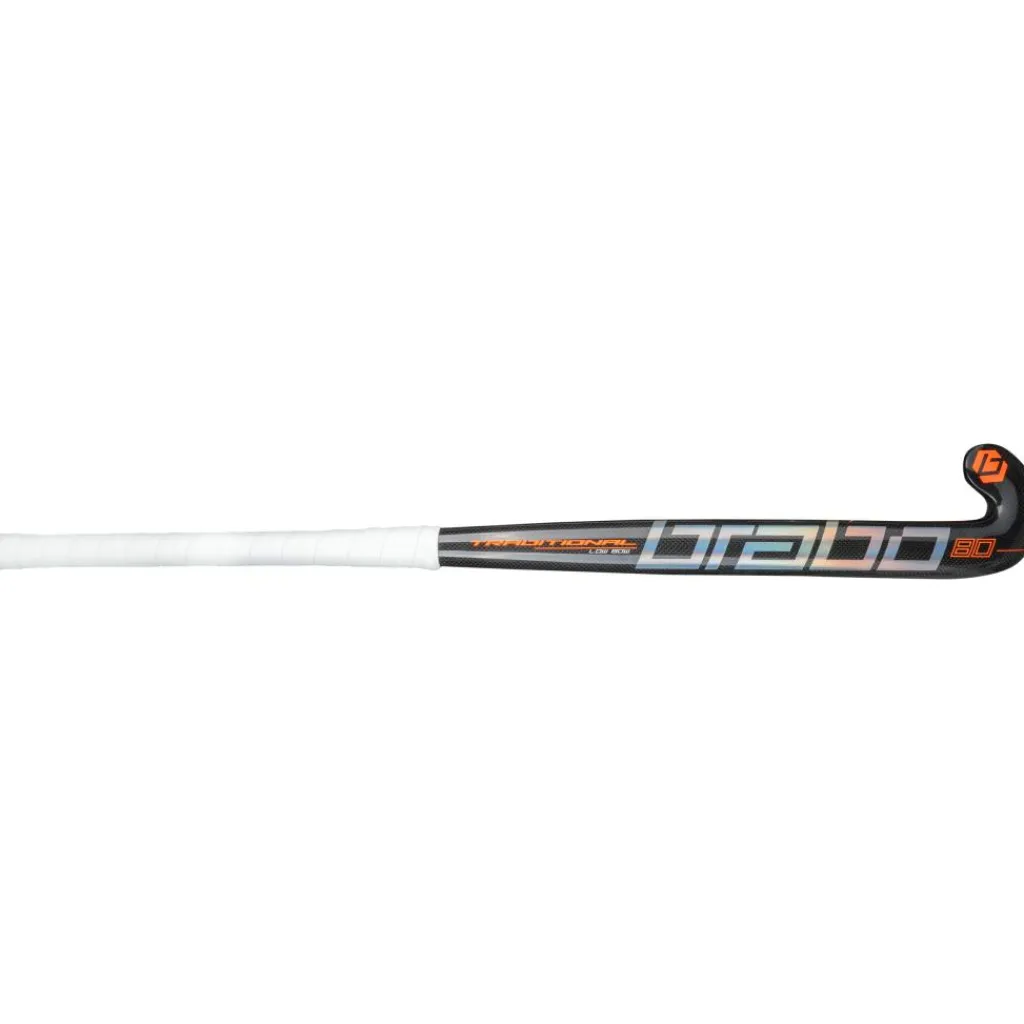 Brabo Traditional Carbon 80 Low Bow hockeystick black orange< Hockeystick