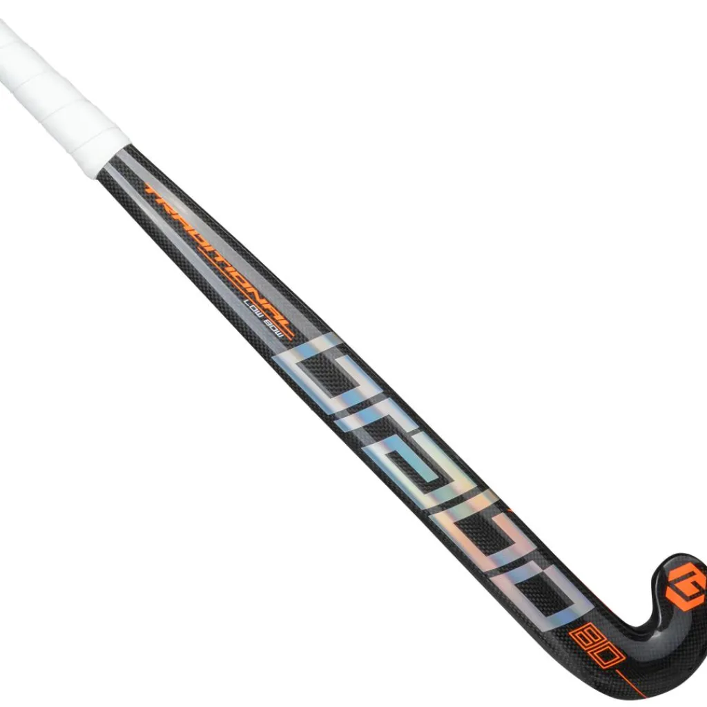 Brabo Traditional Carbon 80 Low Bow hockeystick black orange< Hockeystick