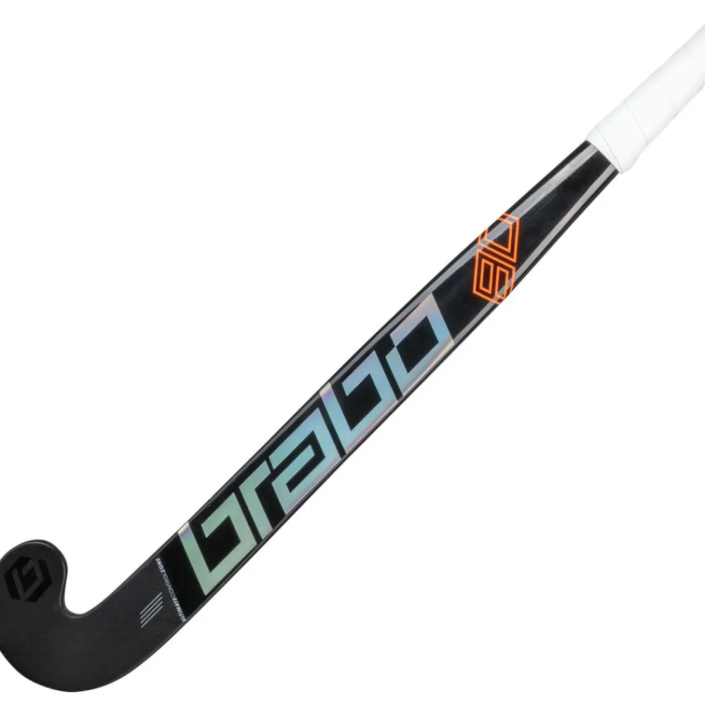Brabo Traditional Carbon 80 Low Bow hockeystick black orange< Hockeystick