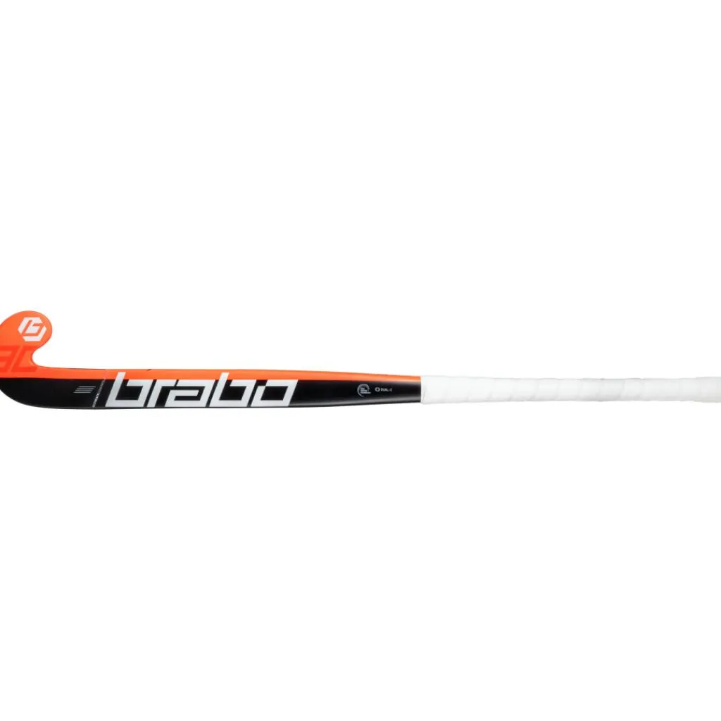 Brabo Tribute 30 Pro Bow hockeystick black orange - 36,5 inch< Hockeystick