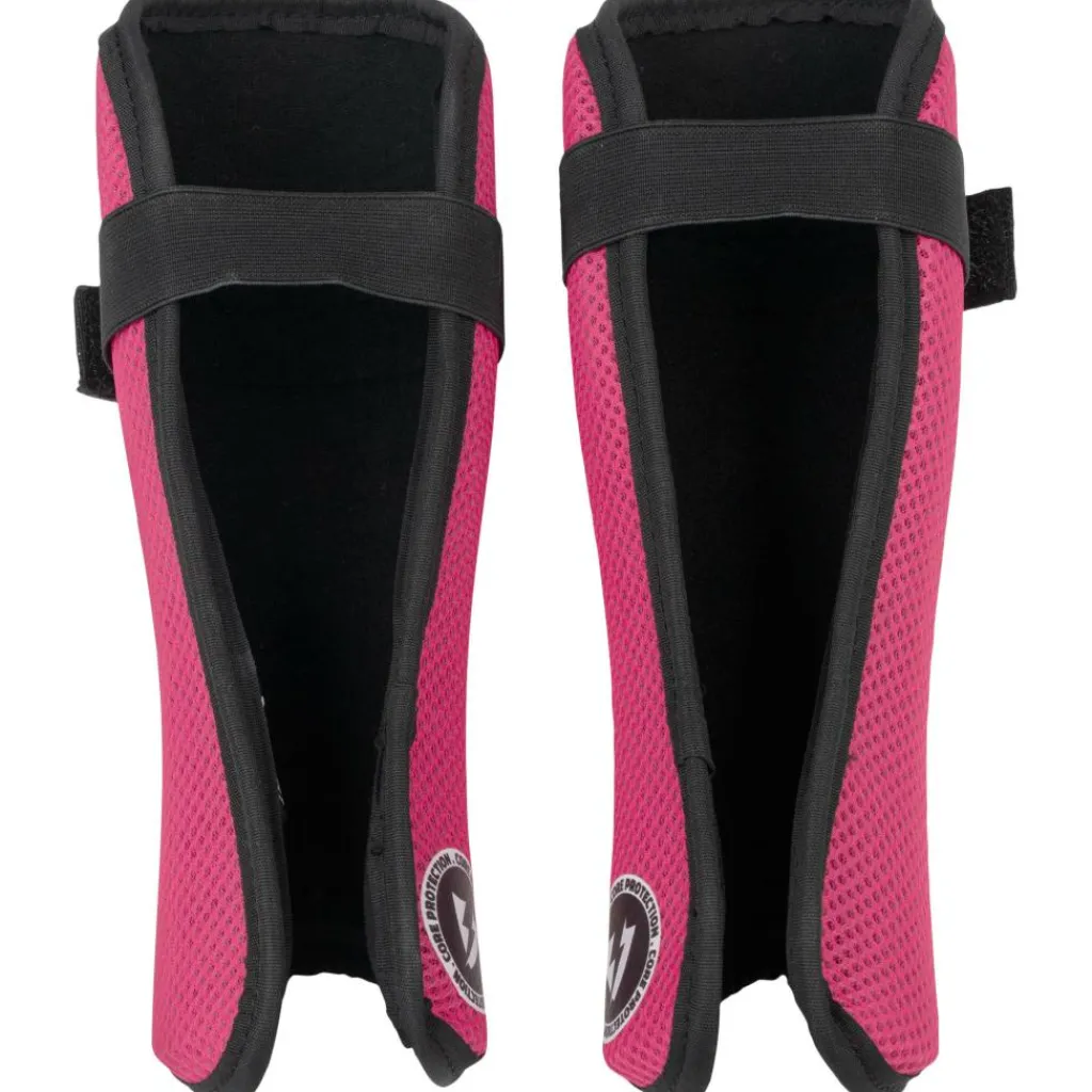 Brabo Tribute scheenbeschermers junior pink black< Hockey Bescherming