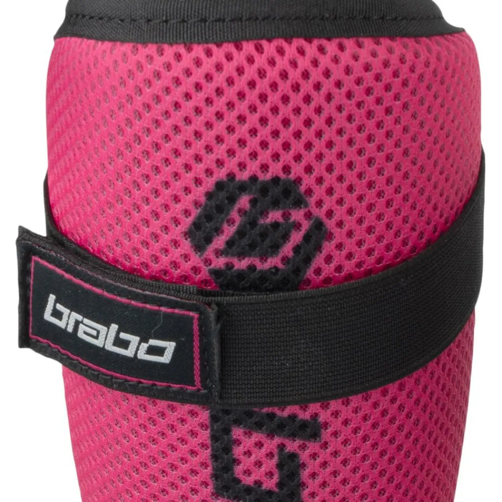 Brabo Tribute scheenbeschermers junior pink black< Hockey Bescherming