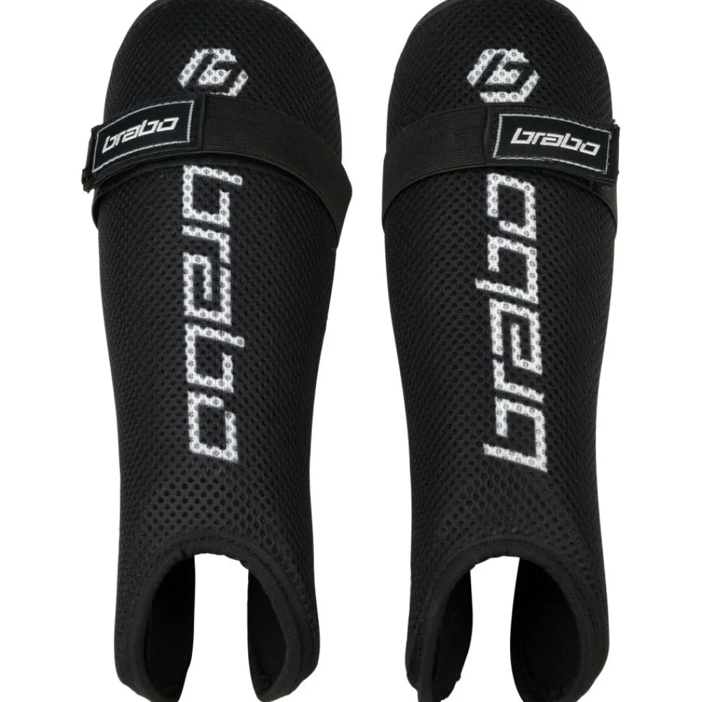 Hockey Bescherming-Brabo Tribute scheenbeschermers junior black white