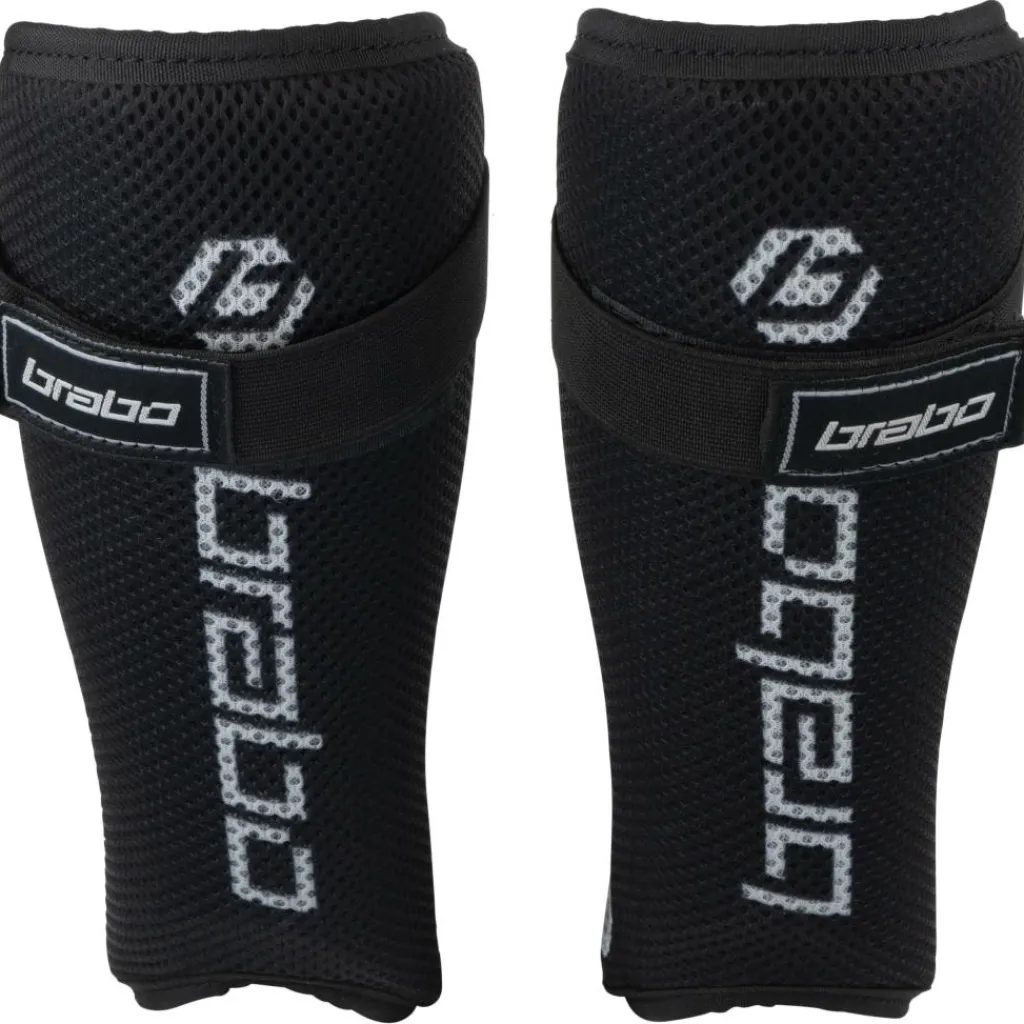 Hockey Bescherming-Brabo Tribute scheenbeschermers junior black white