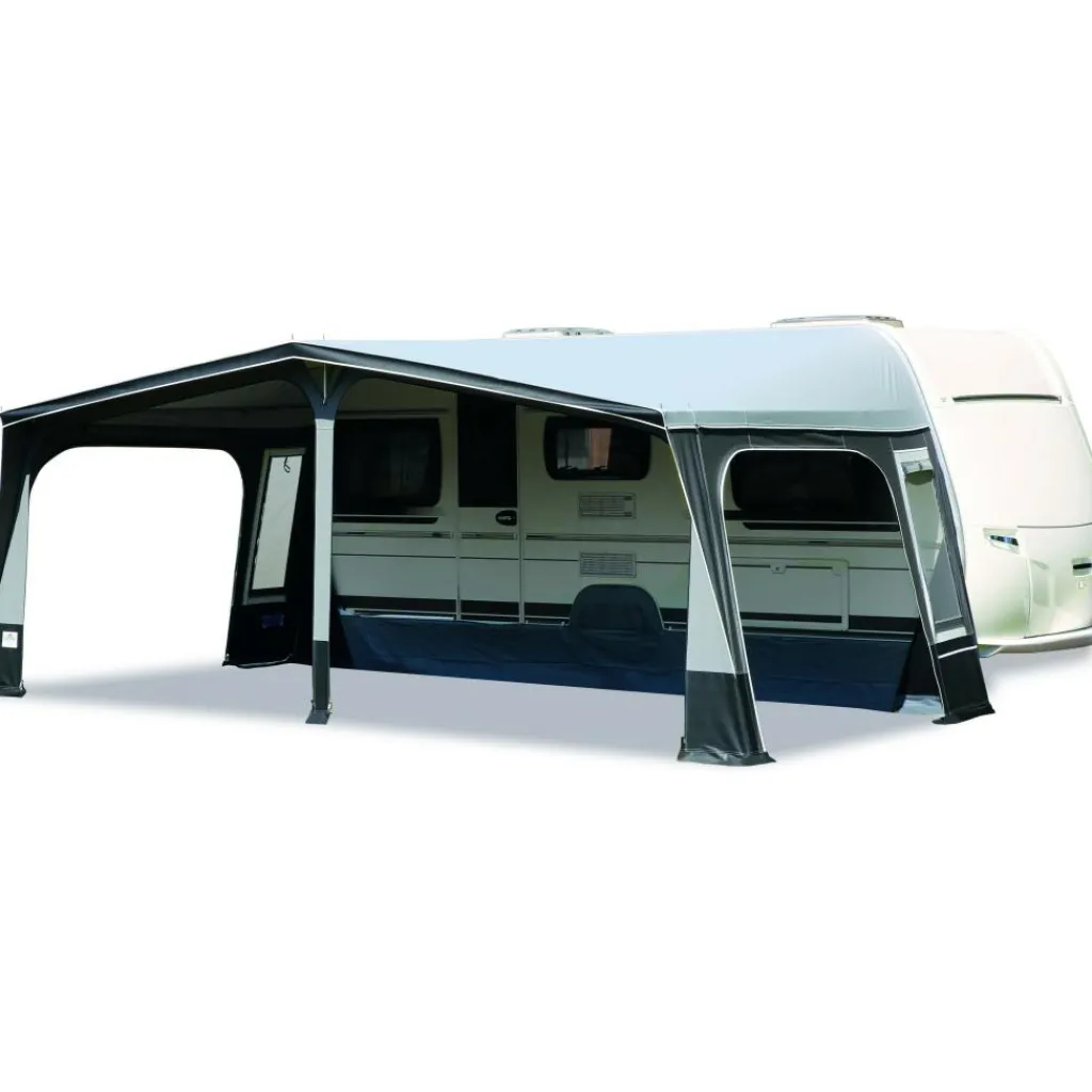 Brand Sevilla SR 300 voortent 28 mm staal frame PG anthracite grey< Voortent Caravan