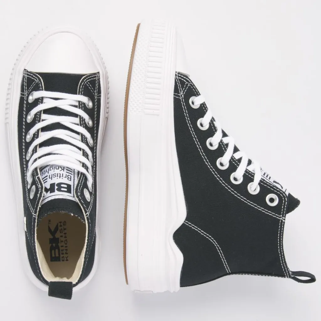 Schoenen-British Knights Kaya Flow Mid schoenen dames black