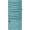 Buff Lightweight Merino Wool Tubular col solid pool< Sjaals|Wintersport