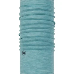 Buff Lightweight Merino Wool Tubular col solid pool< Sjaals|Wintersport