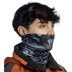 Sjaals|Wintersport-Buff ThermoNet col skatick graphite