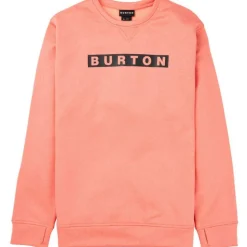 Ski Truien|Wintersport-Burton Oak Crew sweater heren peach echo heather