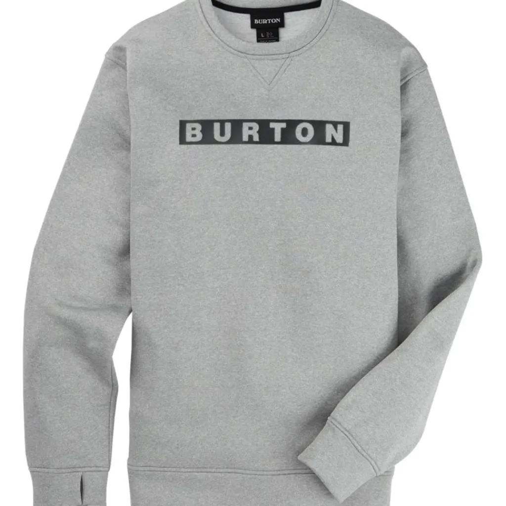 Ski Truien|Wintersport-Burton Oak sweater heren grey heather