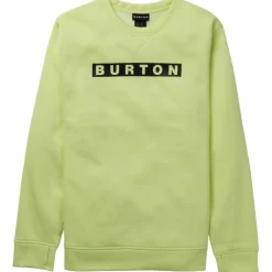 Ski Truien|Wintersport-Burton Oak sweater heren glow yellow green heather
