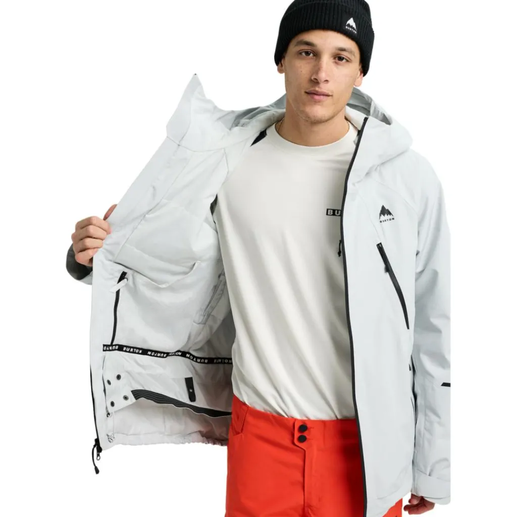 Ski Jassen|Wintersport-Burton Reserve GORE-TEX 2L Insulated winterjas heren grey cloud