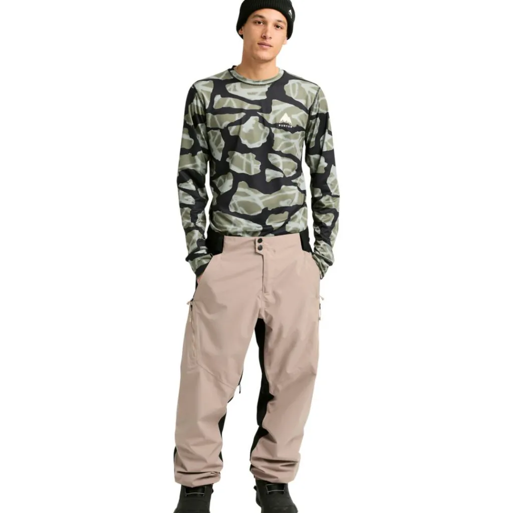 Skibroeken|Wintersport-Burton Reserve 2L Relaxed pants skibroek heren summit taupe true black