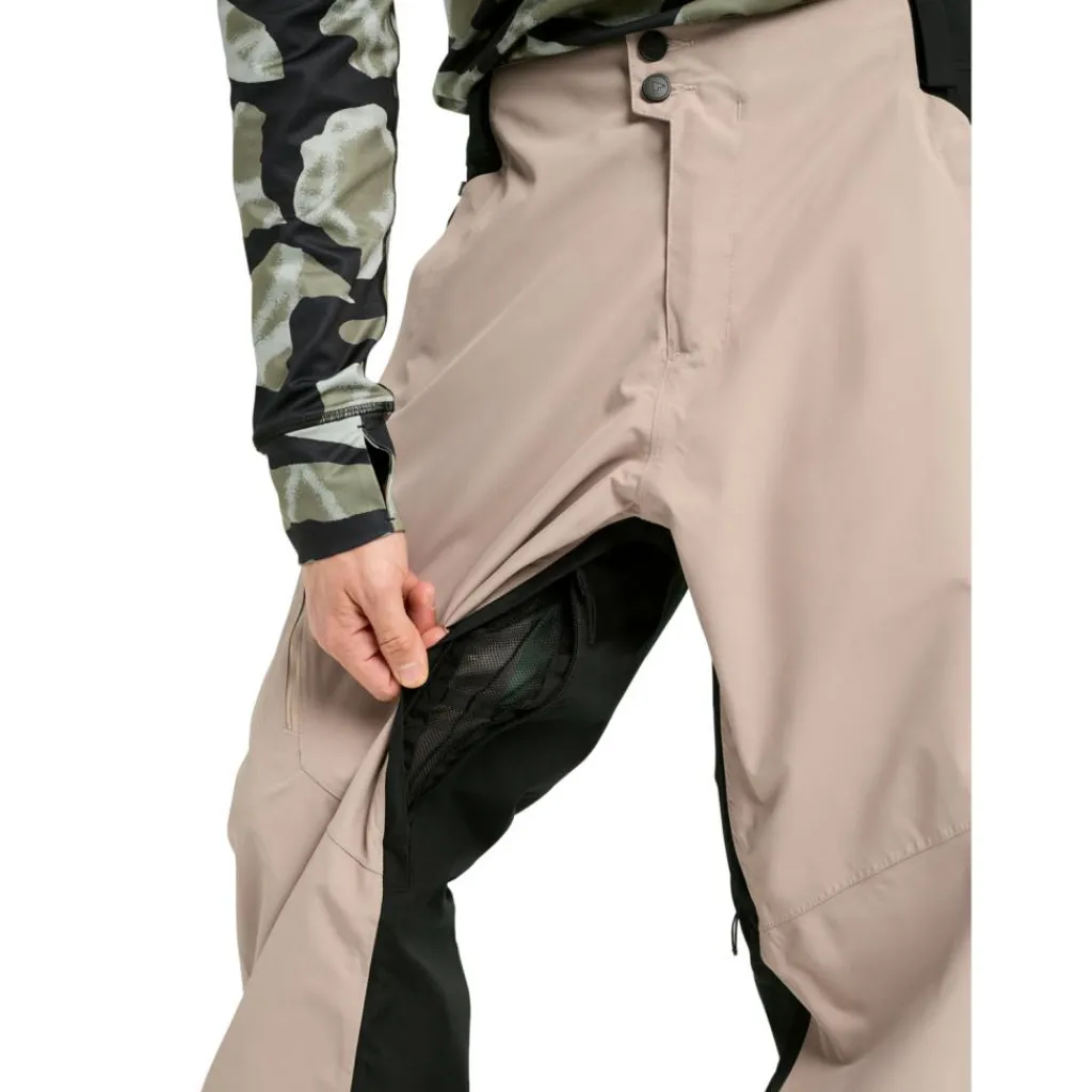 Skibroeken|Wintersport-Burton Reserve 2L Relaxed pants skibroek heren summit taupe true black