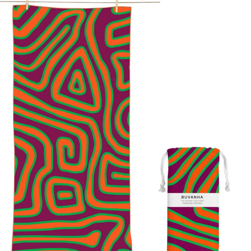 Buvanha Colombia strandlaken 160 x 80 cm< Strandlaken