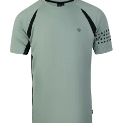 By VP  8100620 padel shirt heren green< Tenniskleding