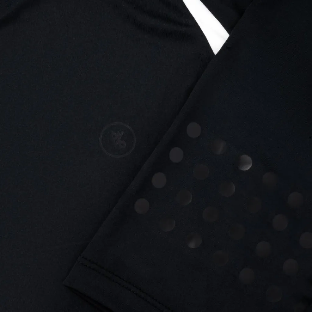 Tenniskleding-By VP 8100720 padel shirt heren black