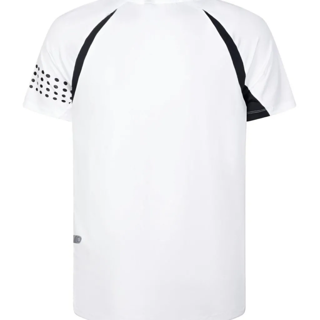 By VP 8100570 padel shirt heren white< Tenniskleding