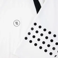 By VP 8100570 padel shirt heren white< Tenniskleding