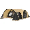 Tunneltenten|Koepeltenten-Cabanon Biscaya 440 All Season vario tunneltent beige