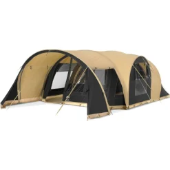 Tunneltenten|Koepeltenten-Cabanon Biscaya 440 All Season vario tunneltent beige