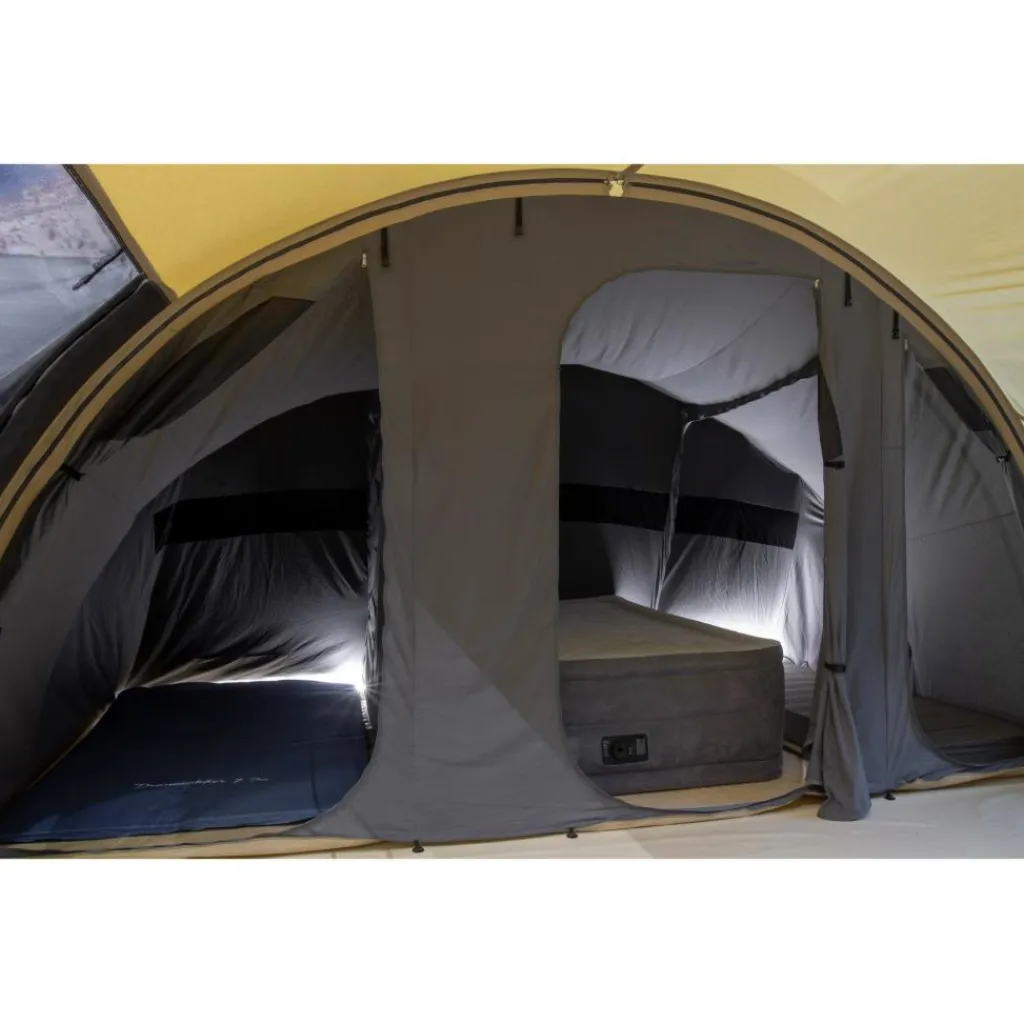 Tunneltenten|Koepeltenten-Cabanon Biscaya 440 All Season vario tunneltent beige