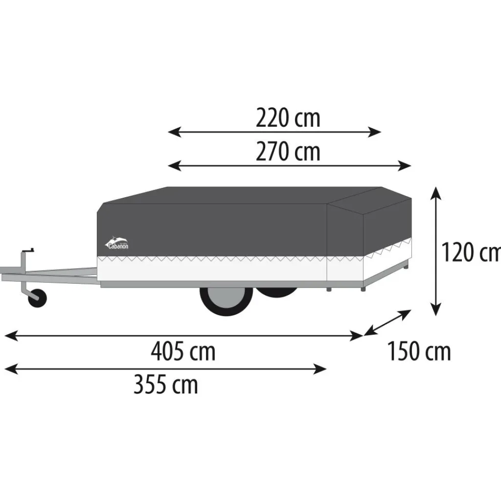 Nieuwe Vouwwagen-Cabanon Chamonix EPS Deluxe vouwwagen