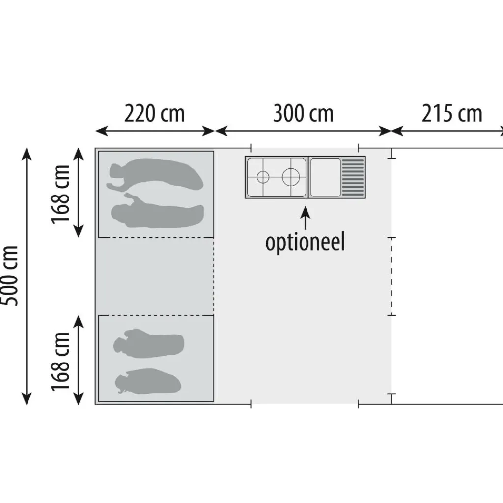 Nieuwe Vouwwagen-Cabanon Chamonix EPS Deluxe vouwwagen