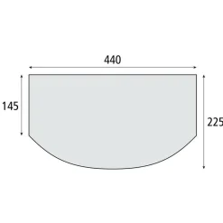 Cabanon Luxe luifel 440 cm YKK rits< Onderdelen & Accessoires