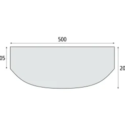 Cabanon Luxe luifel 500 cm YKK rits< Onderdelen & Accessoires