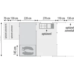 Nieuwe Vouwwagen-Cabanon Malawi 2.0 EPS Basic vouwwagen