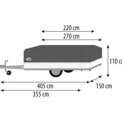 Nieuwe Vouwwagen-Cabanon Malawi 2.0 Royale EPS Deluxe vouwwagen