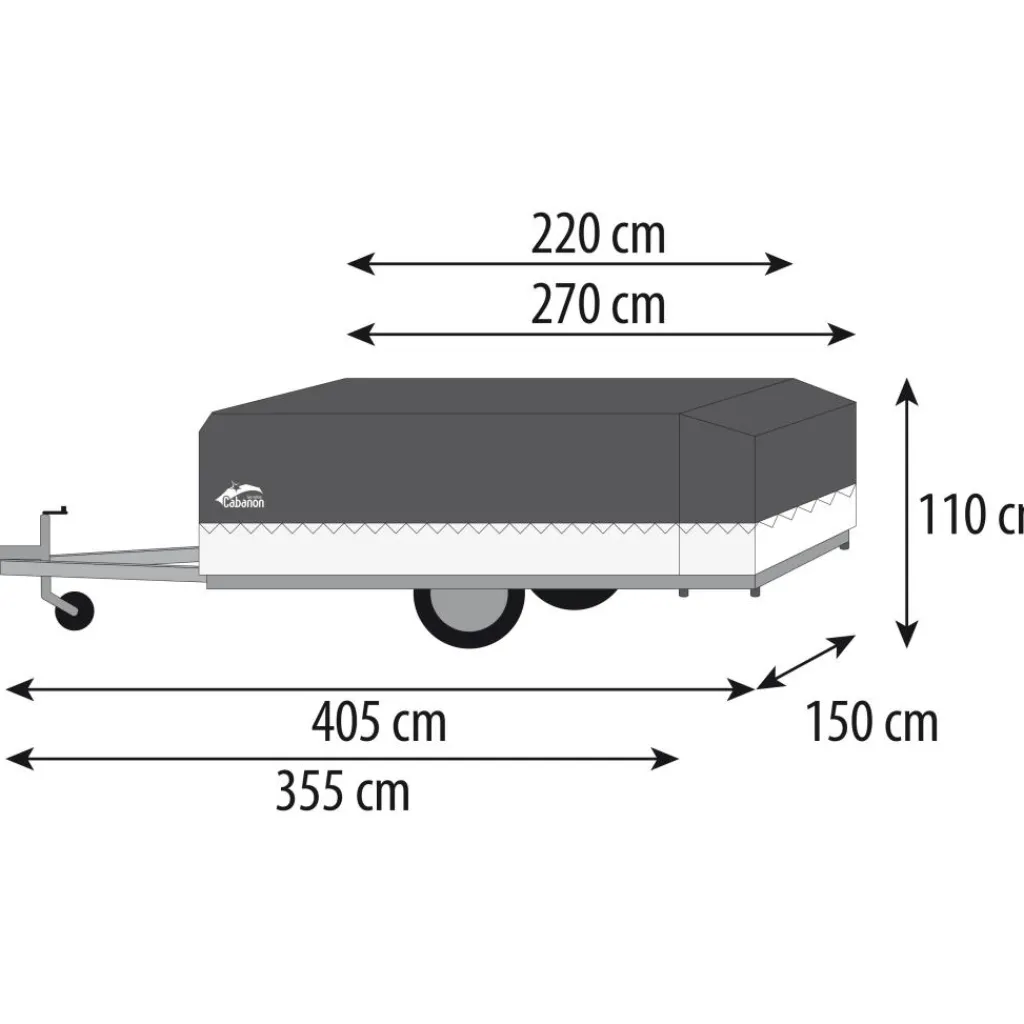 Nieuwe Vouwwagen-Cabanon Malawi 2.0 Royale EPS Deluxe vouwwagen
