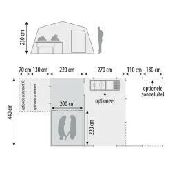Onderdelen & Accessoires-Cabanon Malawi 2.0 voortent