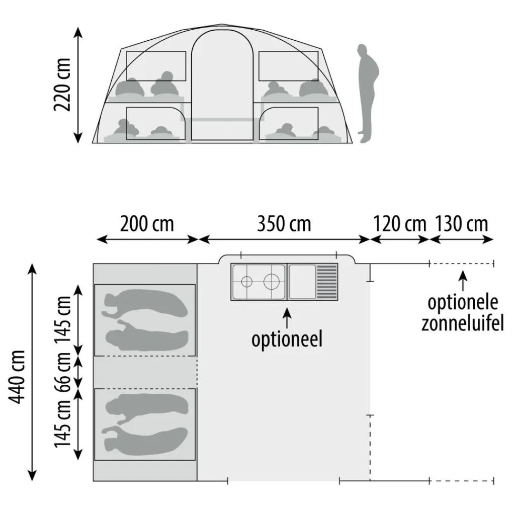 Cabanon Mercury EPS Basic vouwwagen< Nieuwe Vouwwagen