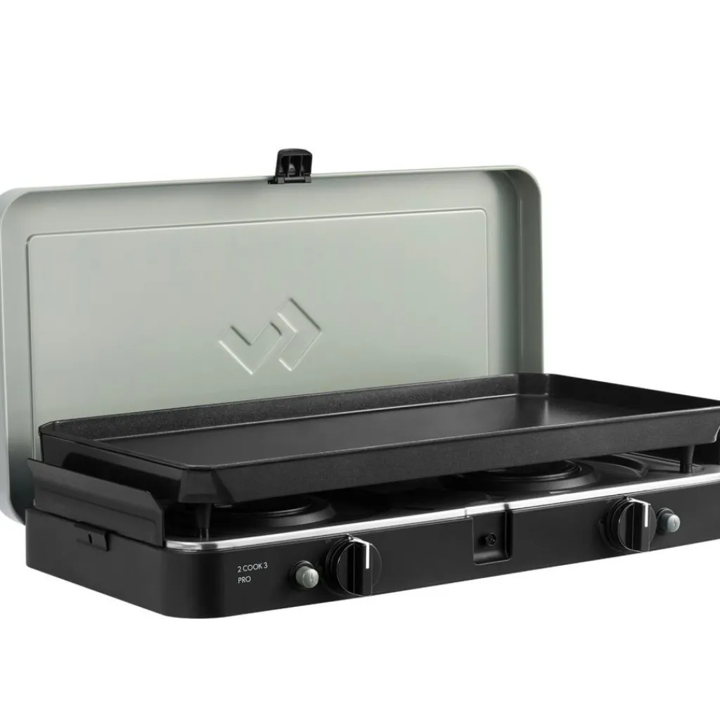 Gaskooktoestellen-Cadac 2 Cook 3 Pro Plancha 2-pits kooktoestel