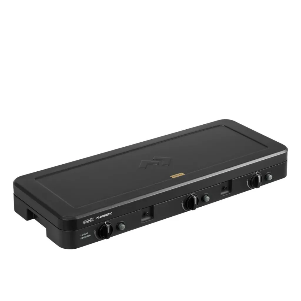 Cadac 3 Cook Turbo FFD Deluxe 3-pits kooktoestel< Gaskooktoestellen