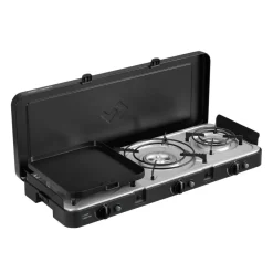 Cadac 3 Cook Turbo FFD Deluxe 3-pits kooktoestel< Gaskooktoestellen