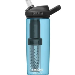 CamelBak Eddy+ drinkfles 600 ml filtered by LifeStraw true blue< Drinkflessen