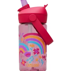 Camelbak Thrive Flip Straw Kids drinkfles 414 ml rainbow floral< Drinkflessen