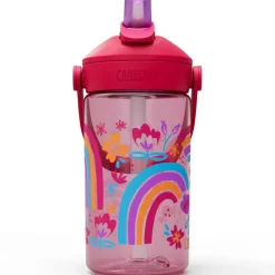 Camelbak Thrive Flip Straw Kids drinkfles 414 ml rainbow floral< Drinkflessen
